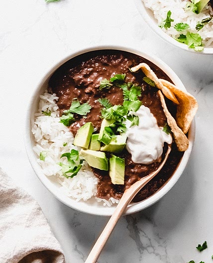 Vegan Slow Cooker Black Bean Soup