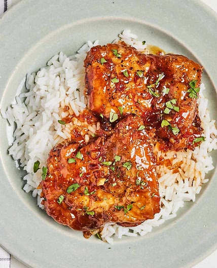 Honey Garlic Chicken Thighs