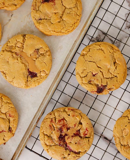 Peanut Butter and Jelly Cookies