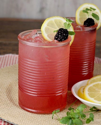 Blackberry Lemonade Moscato Punch