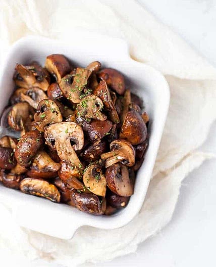 Air Fryer Mushrooms