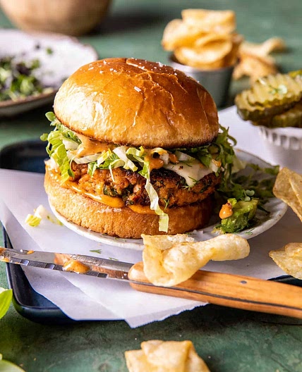 Easy Chipotle Salmon Burgers