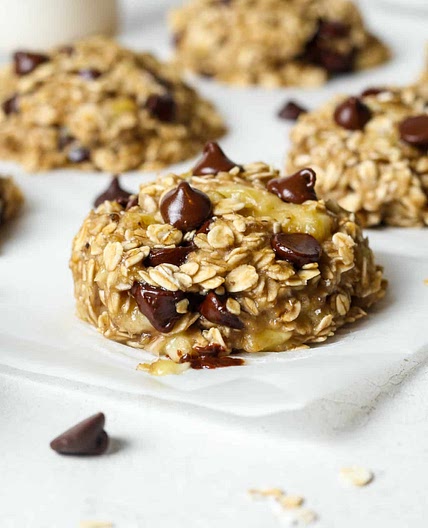 3 Ingredient Banana Oatmeal Cookies