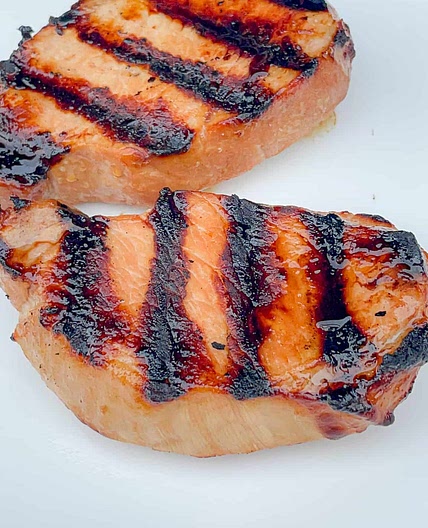 Grilled Honey Glazed Pork Chops Recipe