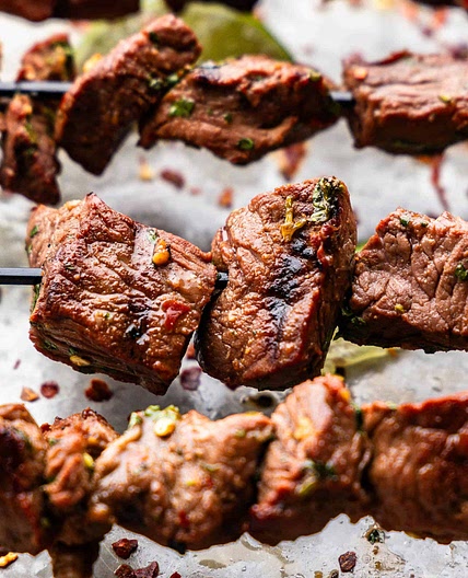 Easy Marinated Beef Kabobs