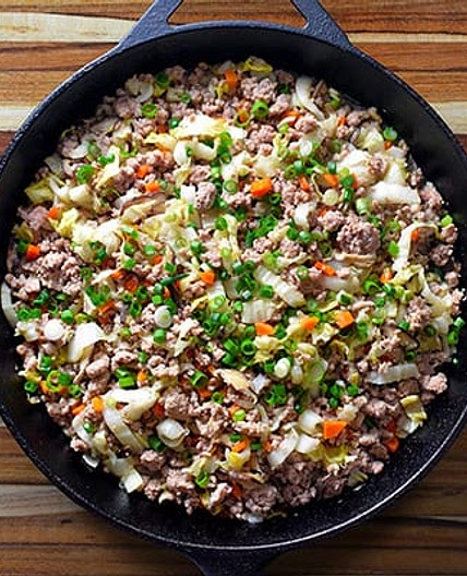 Egg Roll in a Bowl (a.k.a. Potsticker Stir-Fry)