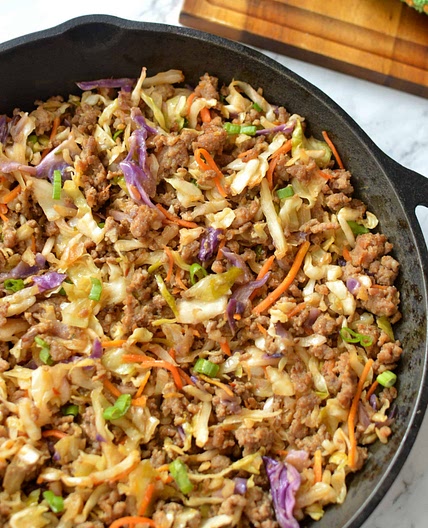 LOW-CARB EASY TO MAKE EGG ROLL IN A BOWL