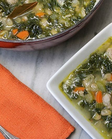 Tuscan White Bean Soup with Sausage and Kale