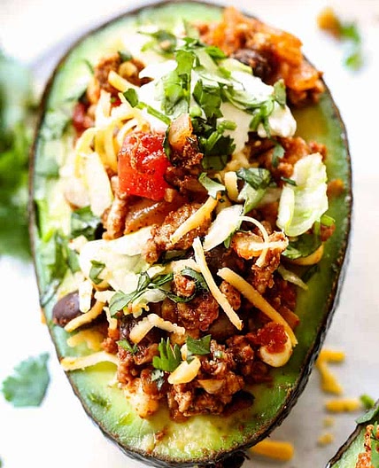 Taco Stuffed Avocados