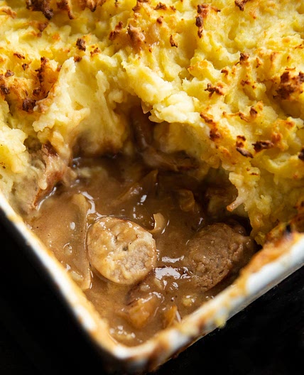 Sausage and Mash Pie