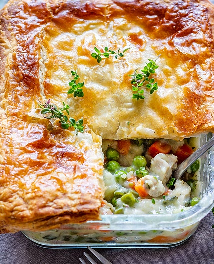 Puff Pastry Chicken Pot Pie