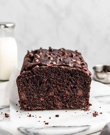 Moist and Rich Healthy Chocolate Banana Bread