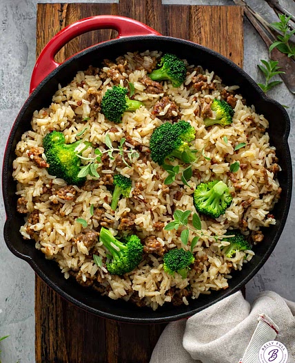 Sausage and Rice Skillet