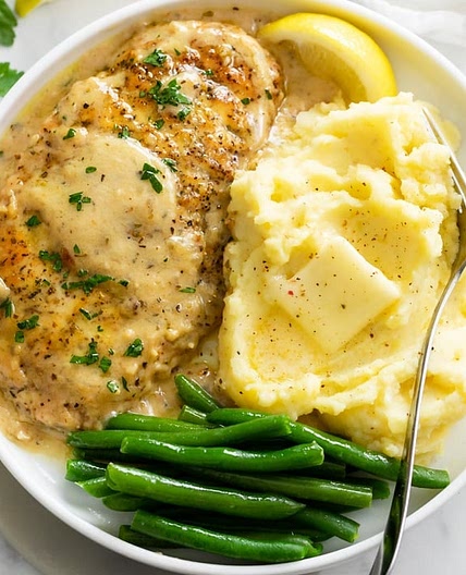 Chicken in White Wine Sauce