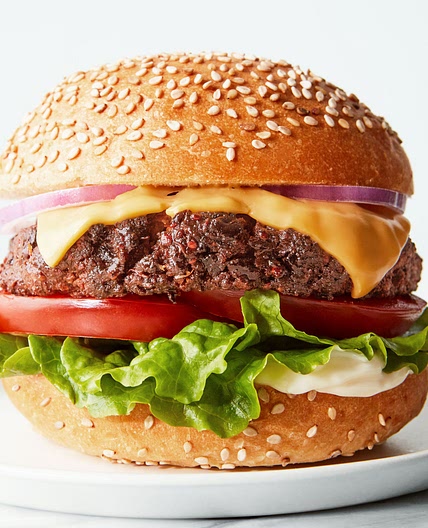 Chickpea-Mushroom Veggie Burgers