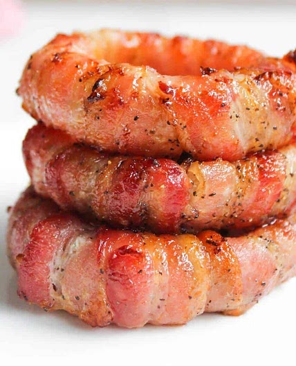 Bacon-Wrapped Onion Rings