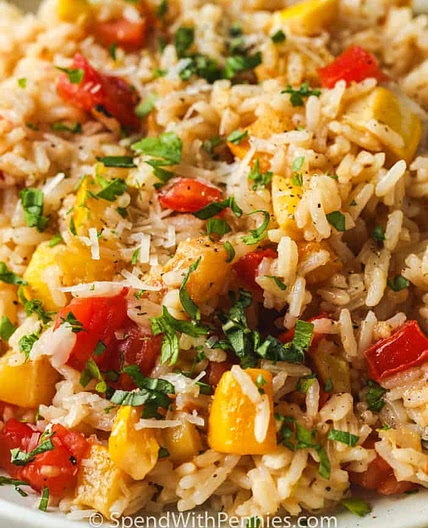 Summer Squash Rice