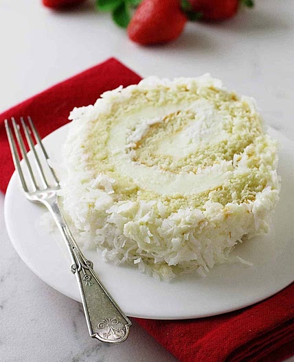 Coconut Cake Roll