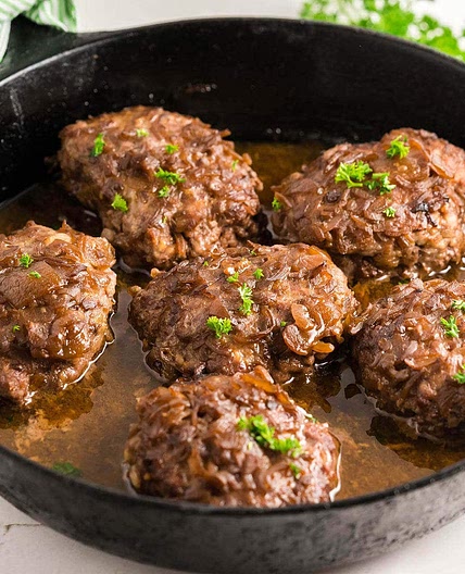 French Onion Soup Salisbury Steak Recipe