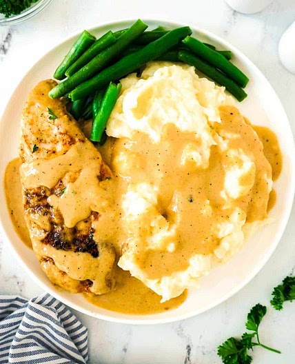 Creamy Chicken and Mashed Potatoes