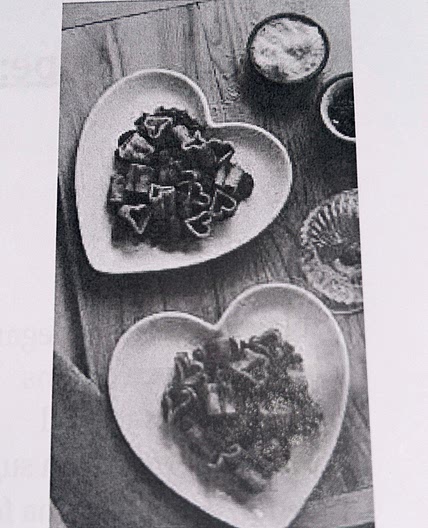 Heart Shaped Pink Pasta