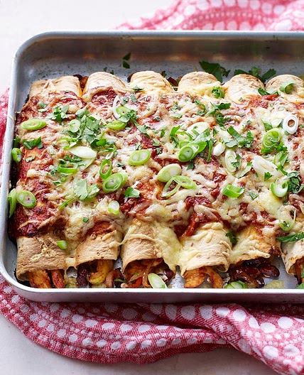 Chicken enchiladas