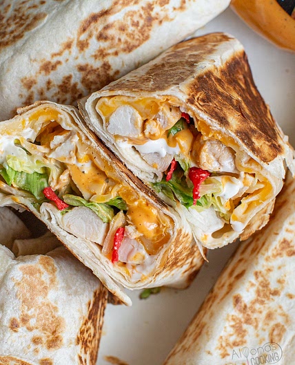 Chipotle Ranch Grilled Chicken Burrito