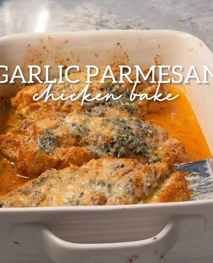 Garlic Parmesan Chicken Bake