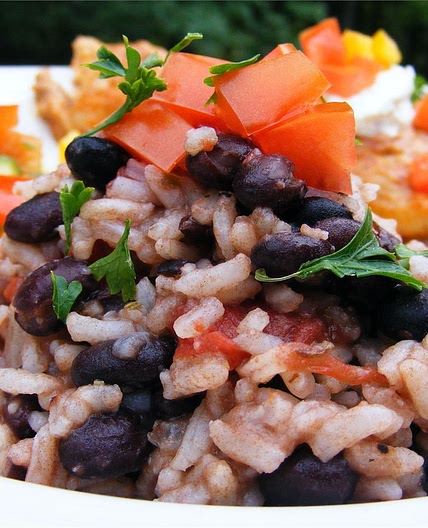 Quick Black Beans and Rice