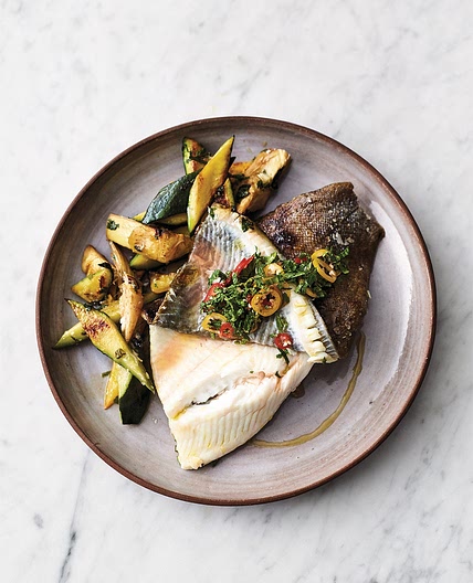 Crispy skin lemon sole