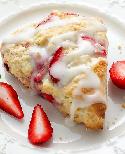 Strawberries and Cream Scones