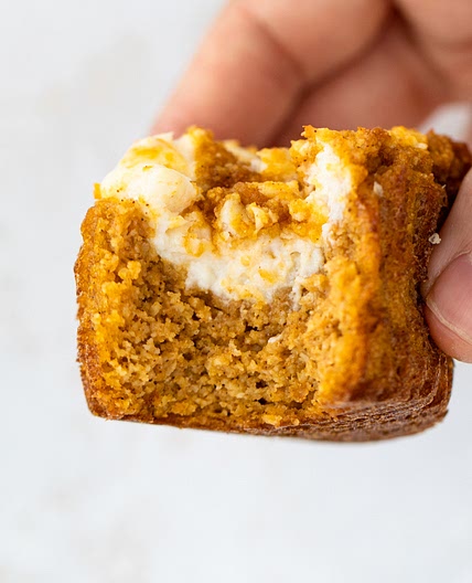 Keto Pumpkin Cream Cheese Muffins {4 Net Carbs each!}