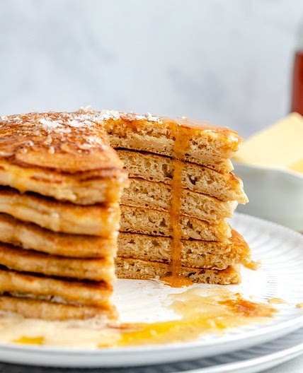 Salted Brown Butter Pancakes