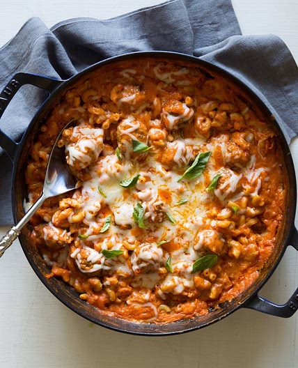 Meatball Mac and Cheese