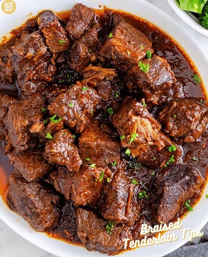 Braised Tenderloin Tips