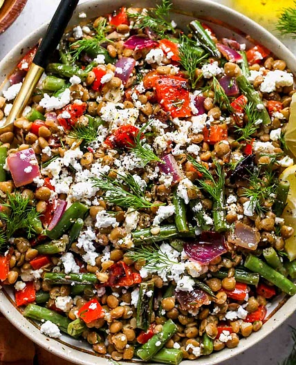 Mediterranean Lentil Salad