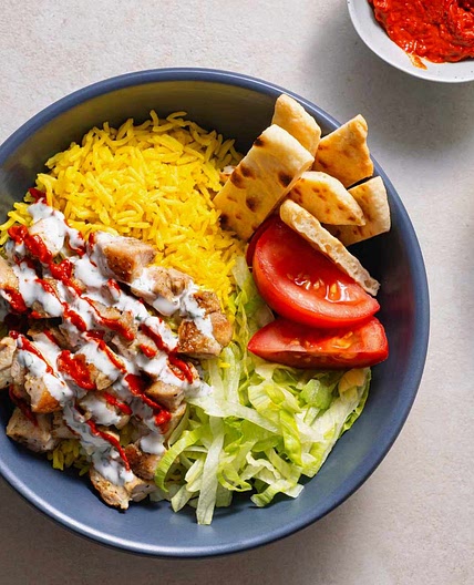 Serious Eats' Halal Cart-Style Chicken and Rice With White Sauce