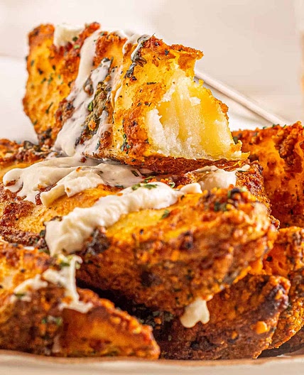 Seasoned Baked Potato Wedges