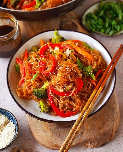 Vermicelli Noodles Stir-Fry
