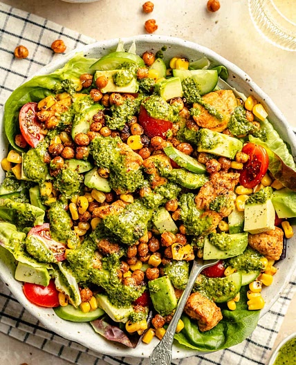 Gaucho Salad with Chimichurri Dressing