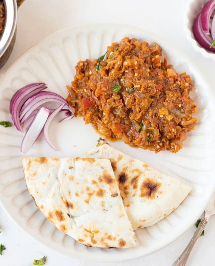 Baingan Bharta (Roasted Mashed Eggplant)