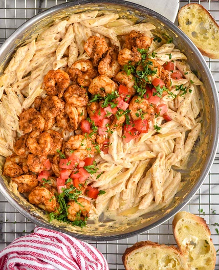 Creamy Cajun Shrimp Pasta Recipe