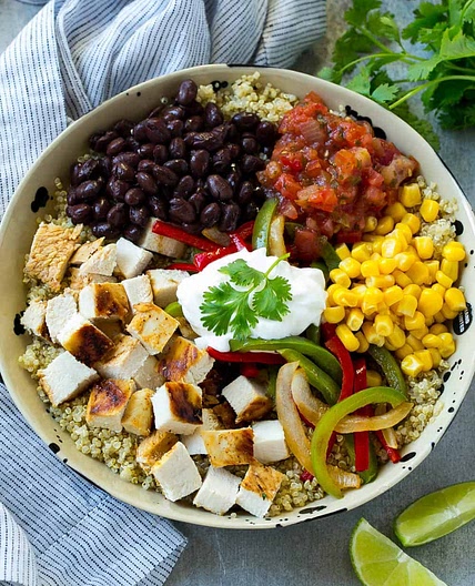 Mexican Chicken Quinoa Bowl