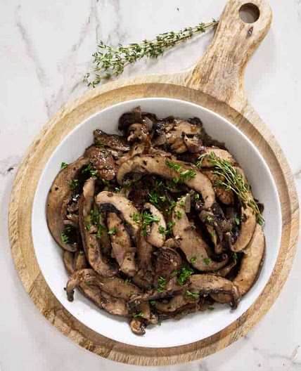 Sauteed Portobello Mushrooms