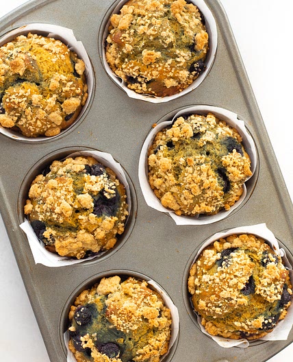 Pumpkin Blueberry Muffins