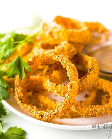Air Fryer Keto Onion Rings Recipe