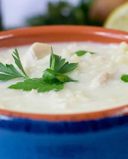Avgolemono Soup (Greek Lemon Soup)
