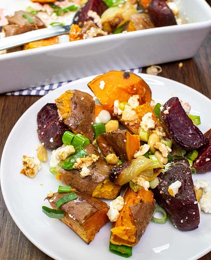Easy Sweet Potato Feta Bake (Yams Bake)