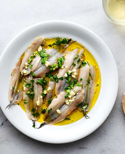 Anchovies Marinated in Vinegar (Boquerones en Vinagre)