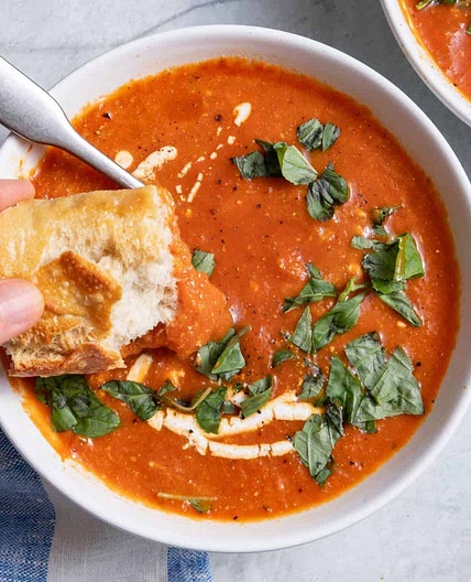 Roasted Red Pepper Soup Recipe